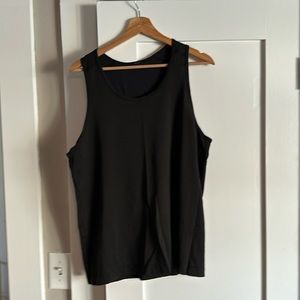 Men’s black lulu tank top